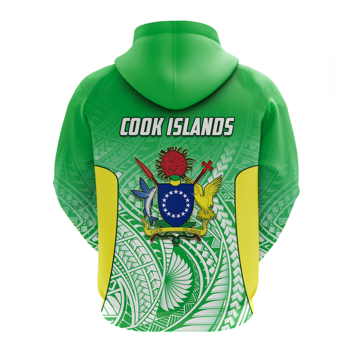 Cook Islands Zip Hoodie Pattern Be Unique LT13 - Wonder Print Shop