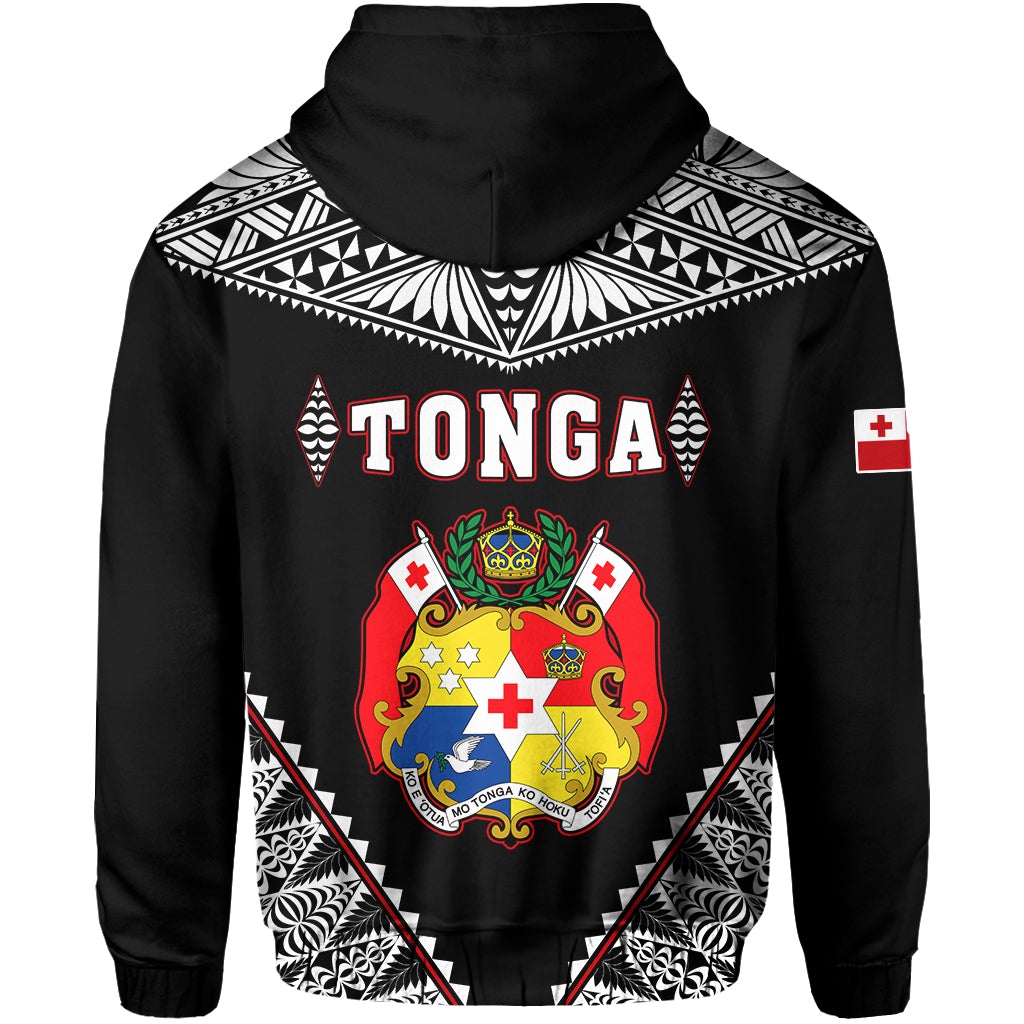 Tonga Hoodie Tongan Kupesi Pattern LT13 - Wonder Print Shop