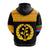 Eritrea Tibeb Hoodie Eritrean Cross Mix Flag Version Black LT13 - Wonder Print Shop