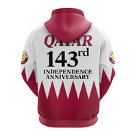 Qatar Hoodie Happy National Day Style Flag LT13 - Wonder Print Shop