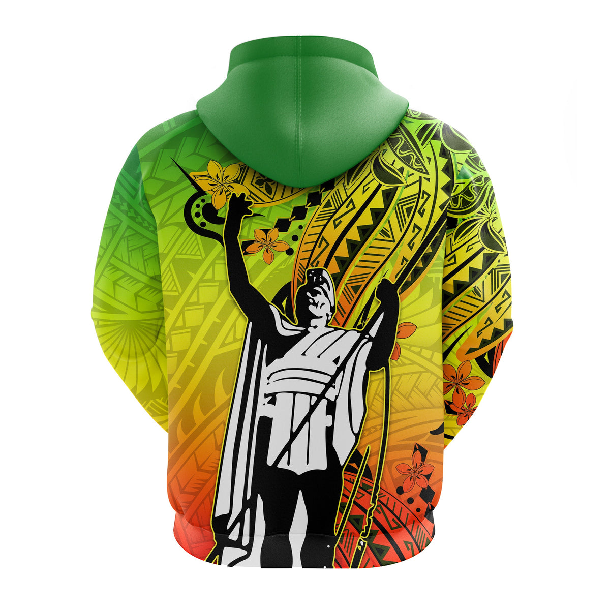 Custom King Kamehameha Zip Hoodie Pulchritude Polynesian Hawaii LT13 - Wonder Print Shop