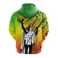 Custom King Kamehameha Zip Hoodie Pulchritude Polynesian Hawaii LT13 - Wonder Print Shop