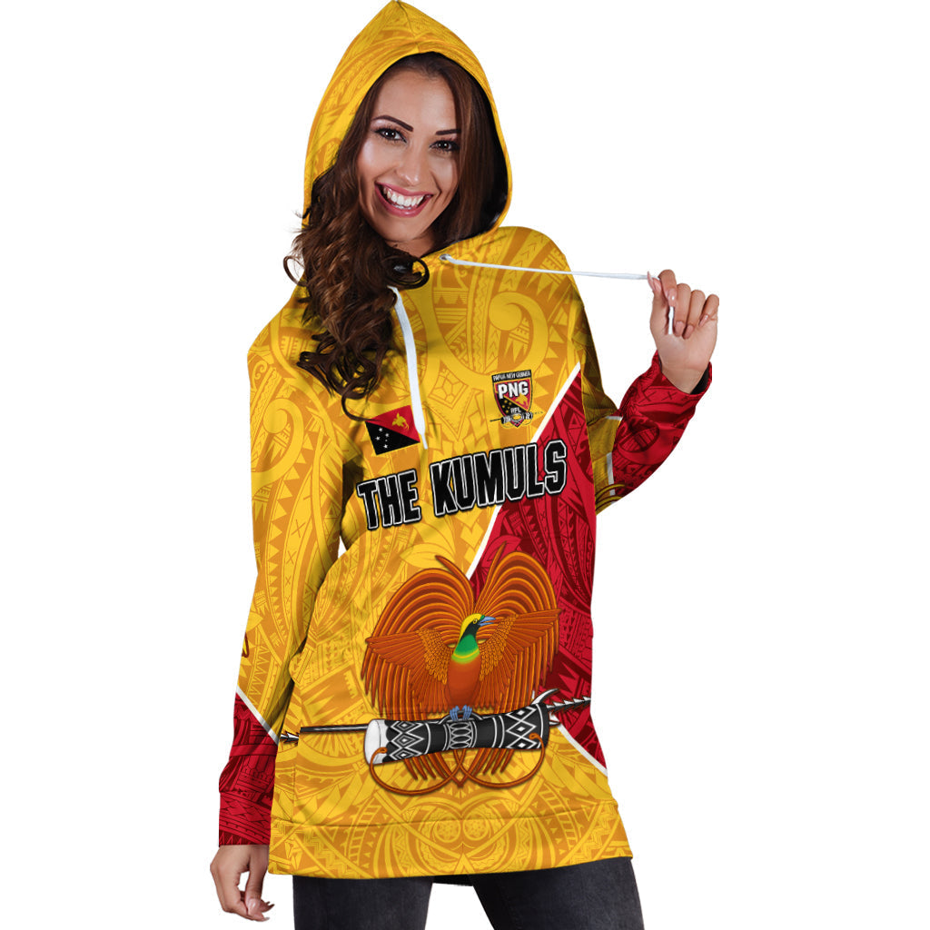 The Kumuls PNG Hoodie Dress Papua New Guinea Polynesian Dynamic Style - Wonder Print Shop