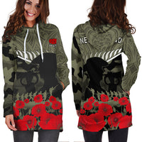New Zealand ANZAC 2022 Hoodie Dress Maori Camouflage - Wonder Print Shop