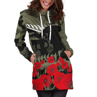 New Zealand ANZAC 2022 Hoodie Dress Maori Camouflage - Wonder Print Shop