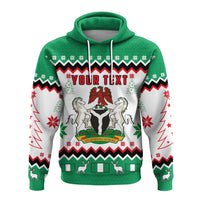 Nigeria Christmas Personalized Hoodie African Pattern LT13 - Wonder Print Shop