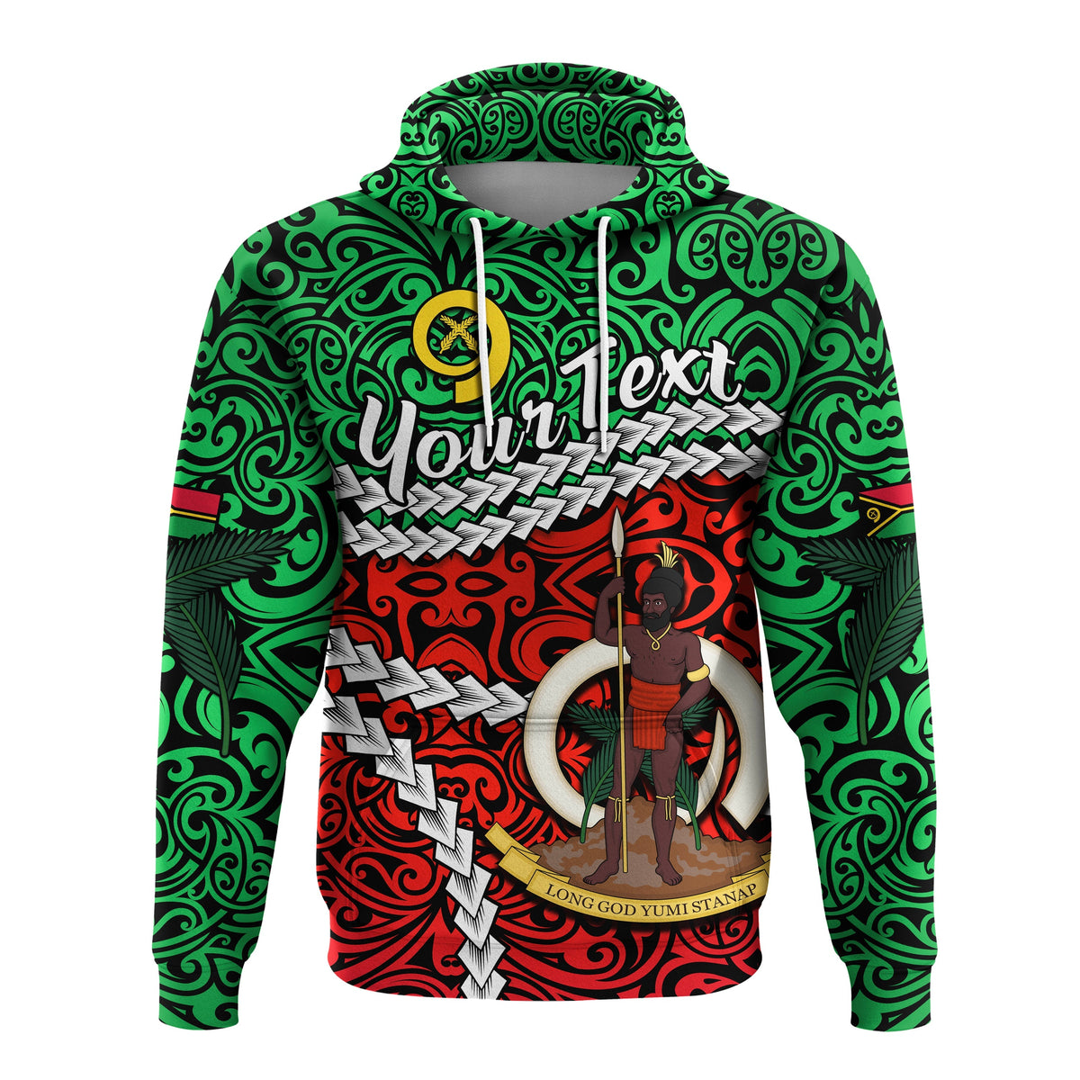 Custom Vanuatu Hoodie Simple LT13 - Wonder Print Shop