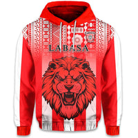 Football LABASA FA Hoodie Red Lion Fiji LT13 - Wonder Print Shop