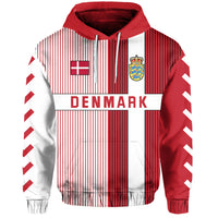 Denmark Football Hoodie Come on Denmark LT13 - Wonder Print Shop