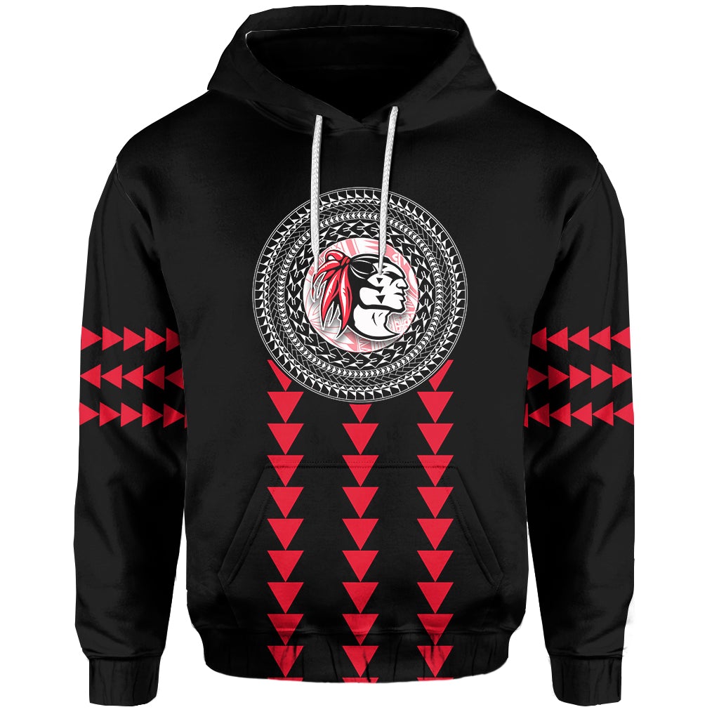 Red Raiders Hoodie Kahuku School LT13 - Wonder Print Shop