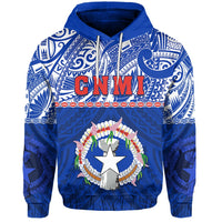 Custom Northern Mariana Islands Hoodie Polynesian CNMI Coat of Arms LT13 - Wonder Print Shop