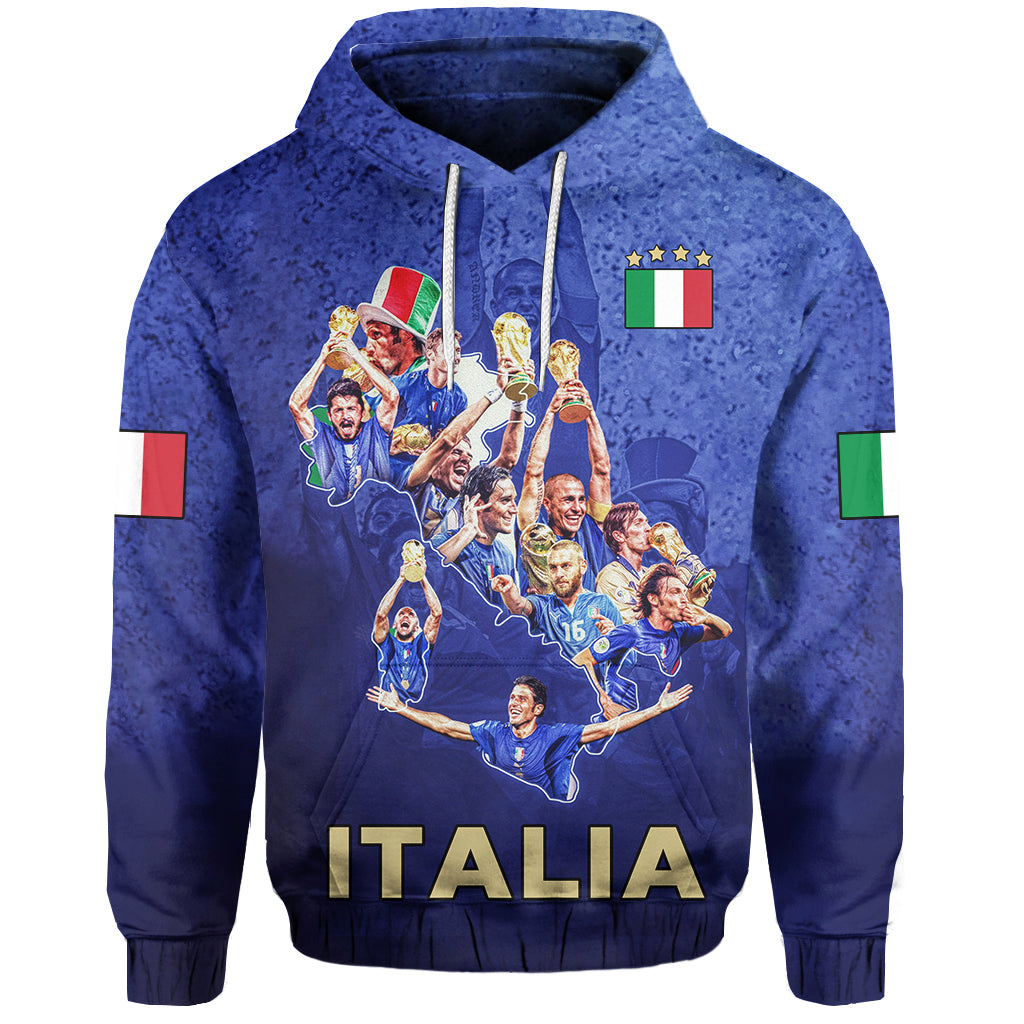 PROUD ITALIA Hoodie Campioni DEuropa LT13 - Wonder Print Shop