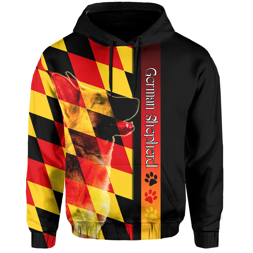 German Shepherd Hoodie Germany Dogs Lovers LT13 - Wonder Print Shop