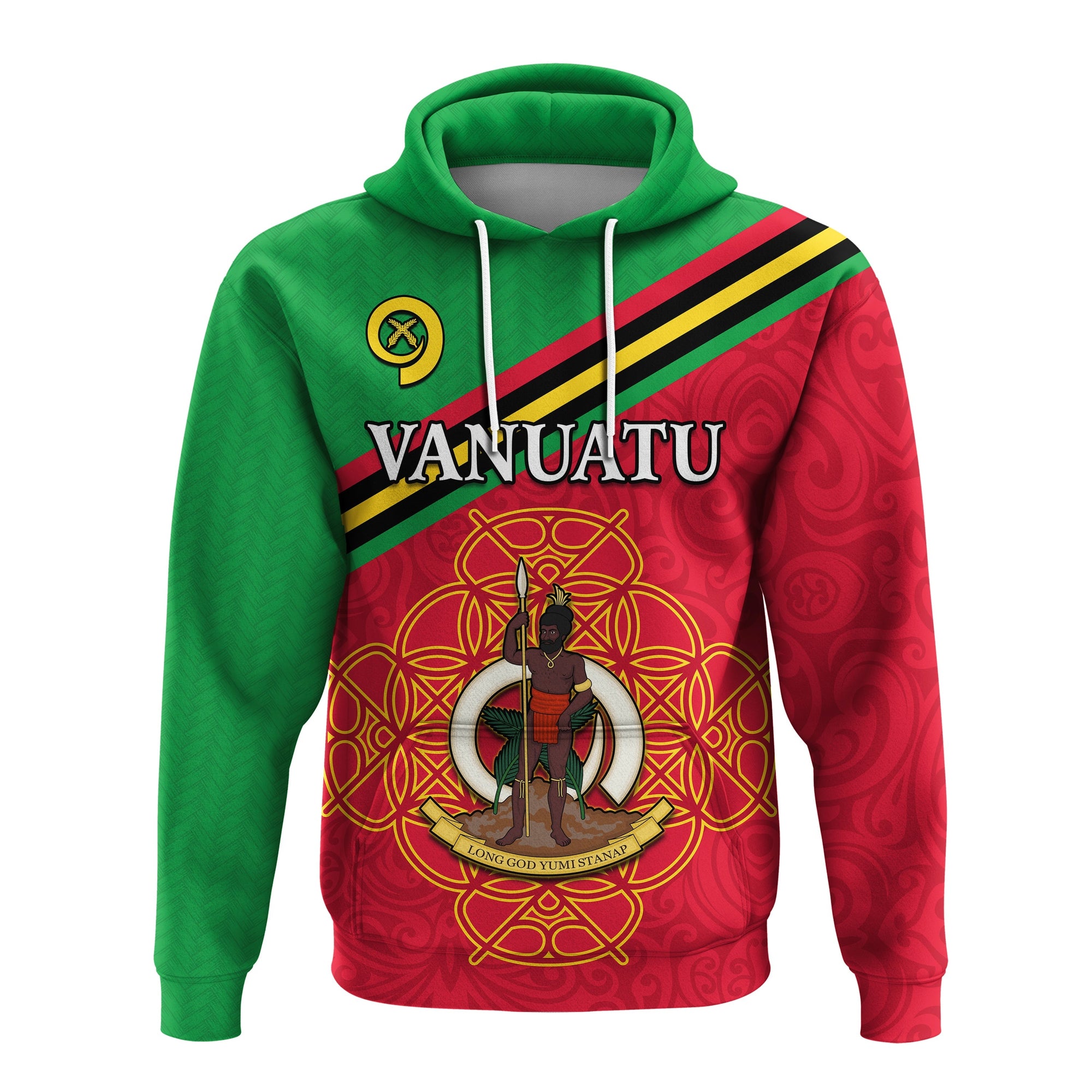Vanuatu Hoodie Pattern Sand Drawing LT13 - Wonder Print Shop