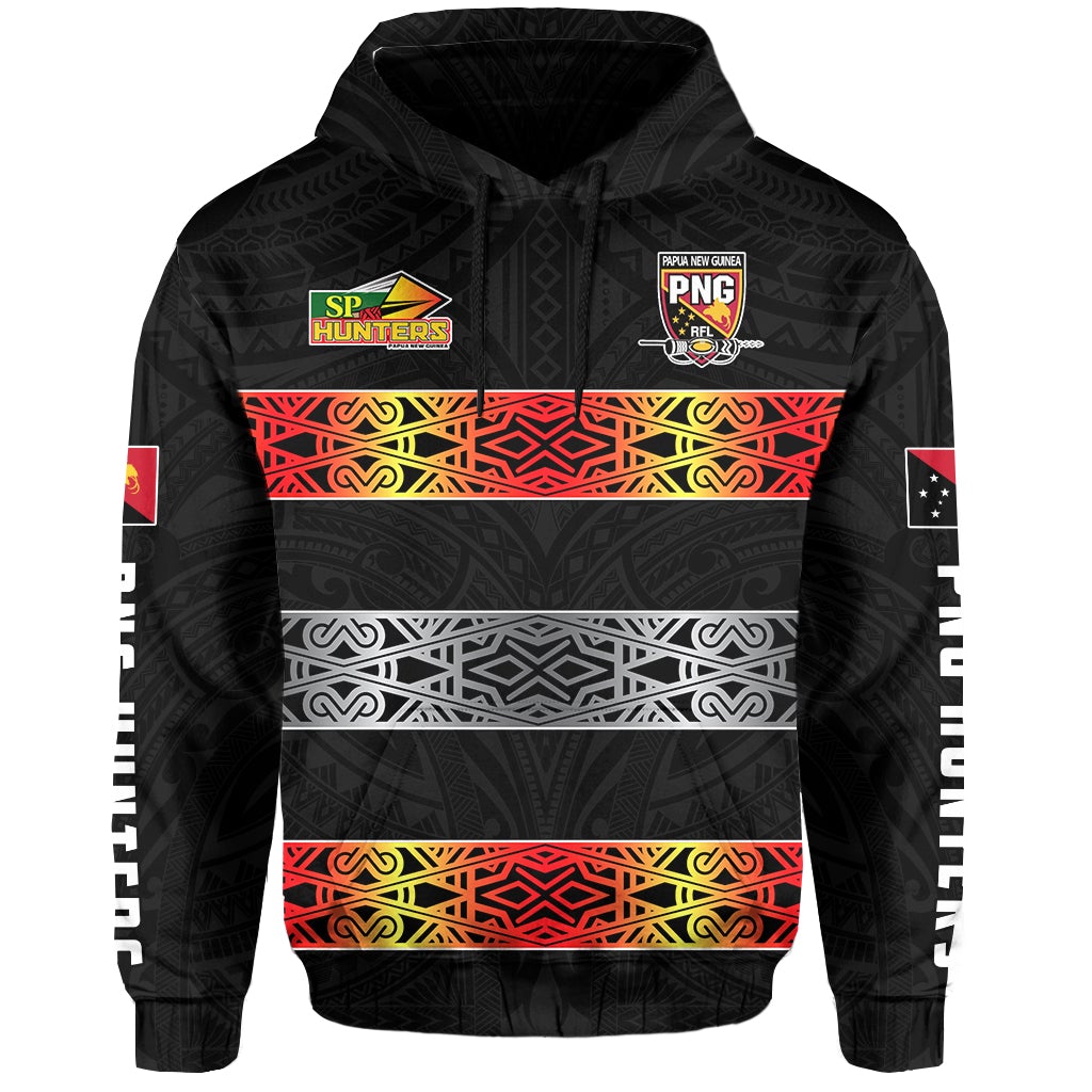 Custom The Hunters PNG Hoodie Papua New Guinea Hunters Rugby LT13 - Wonder Print Shop