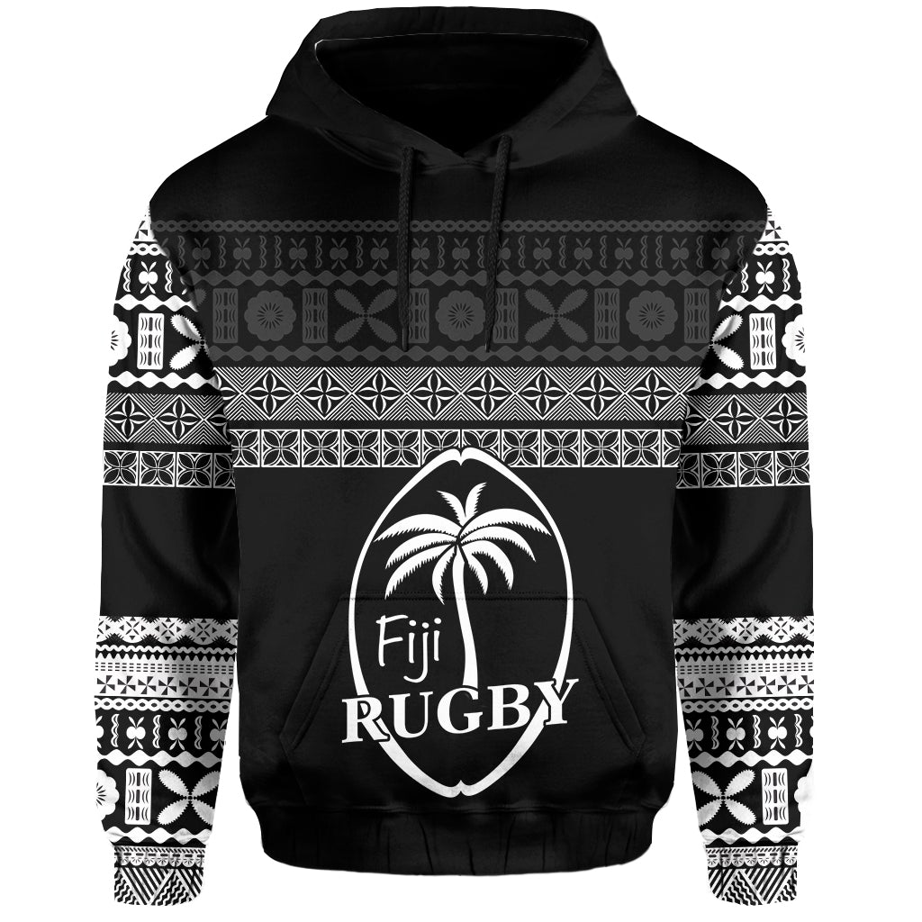 Custom Fiji Rugby Hoodie Lifestyle 2022 Flying Fijians LT13 - Wonder Print Shop