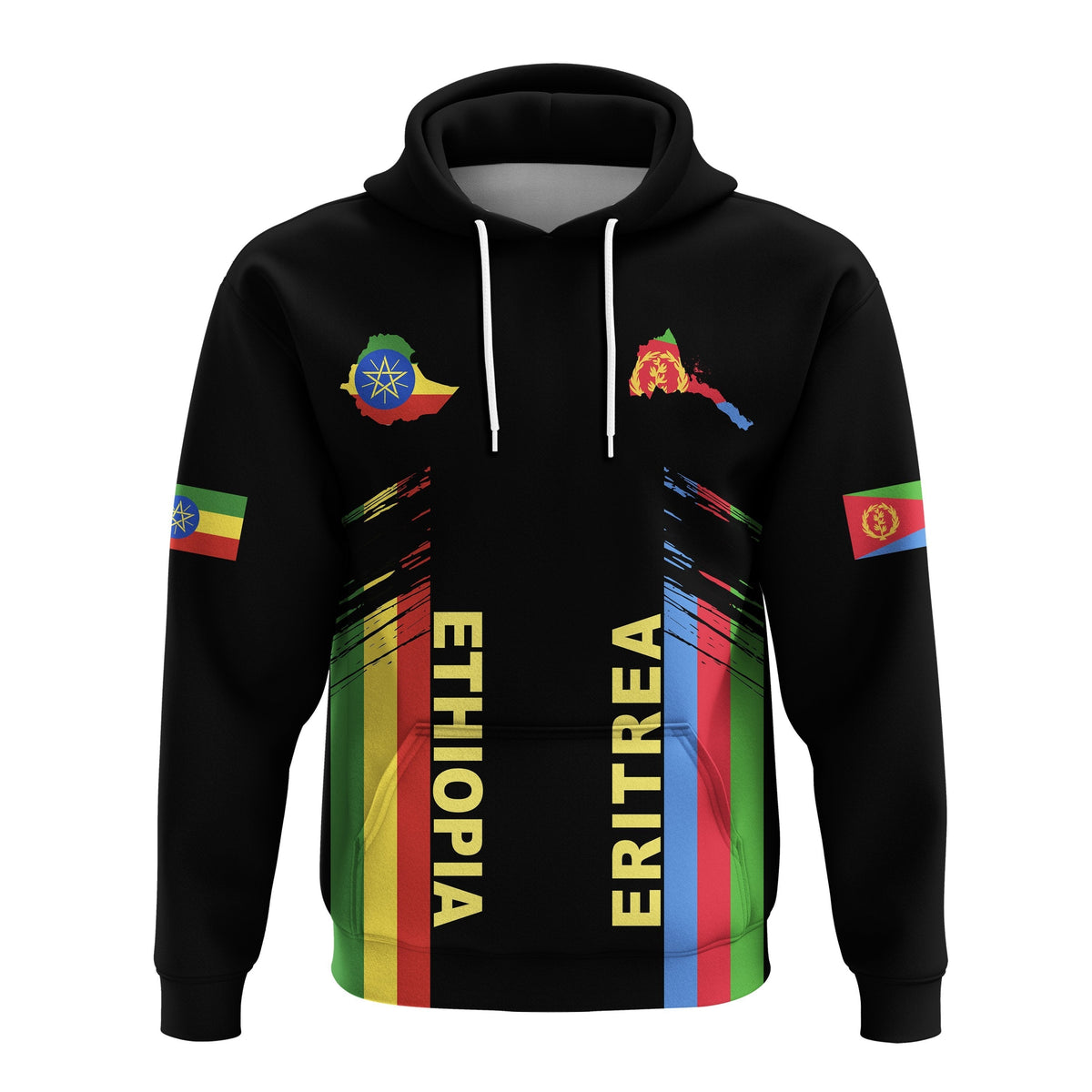 Ethiopia and Eritrea Hoodie Peace LT13 - Wonder Print Shop