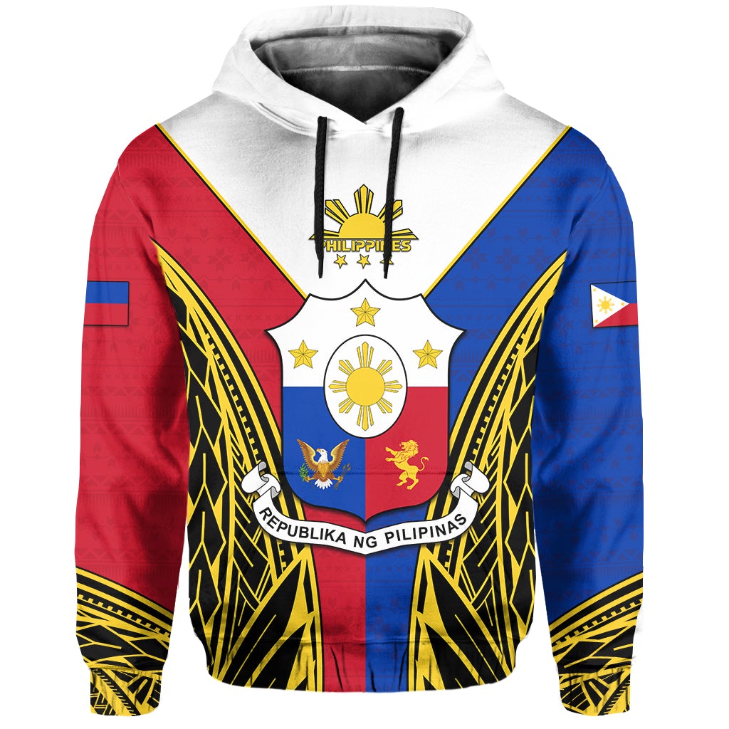 Custom Philippines Hoodie Sun Rayonnant LT13 - Wonder Print Shop