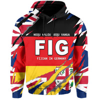 Fijian In Germany Hoodie FIG Pride Fiji LT13 - Wonder Print Shop