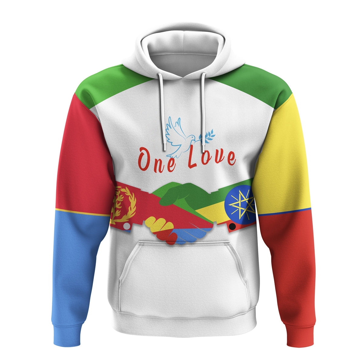 Ethiopia and Eritrea Hoodie In My Heart LT13 - Wonder Print Shop