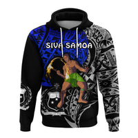 Siva Samoa Hoodie Samoan Dance Mix Blue Polynesian LT13 - Wonder Print Shop