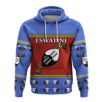 Custom Independent Anniversary Eswatini Hoodie Flag and Shield Swaziland LT13 - Wonder Print Shop