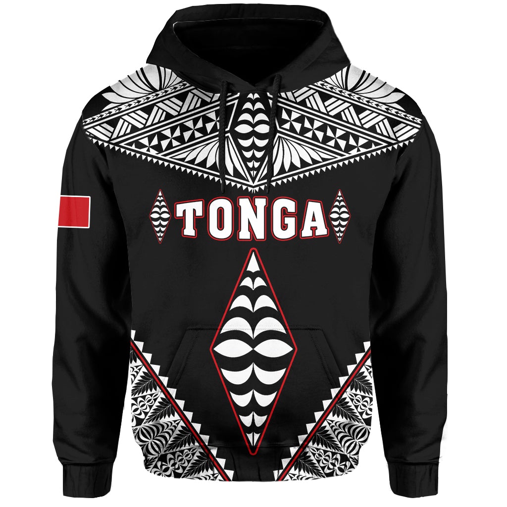 Tonga Hoodie Tongan Kupesi Pattern LT13 - Wonder Print Shop