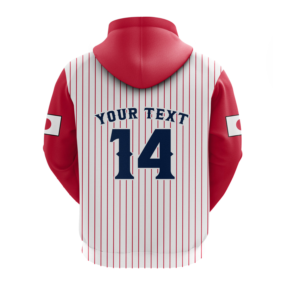 Custom Japan 2023 Baseball Simple Style Hoodie - Wonder Print Shop