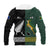 South Africa Protea and New Zealand Fern Hoodie Rugby Go Springboks vs All Black LT13 - Wonder Print Shop
