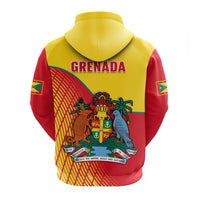 Grenada Hoodie Coat Of Arms Happy 49th Independence Day - Wonder Print Shop