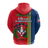 Dominican Republic Hoodie Happy 179 Years Of Independence - Wonder Print Shop
