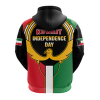 Kuwai Hoodie Happy Independence Day With Coat Of Arms - Wonder Print Shop