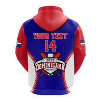 Custom Dominican Republic Baseball 2023 Hoodie Version Blue - Wonder Print Shop