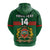 Custom Morocco Football Hoodie Football 2022 Green Moroccan Pattern - Wonder Print Shop