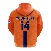 Custom Netherlands Football Hoodie Holland Football 2022 - Wonder Print Shop