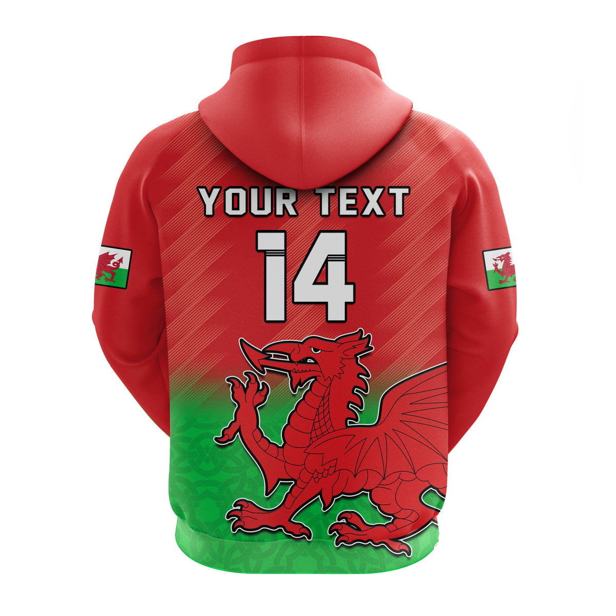 Custom Wales Football Hoodie Football 2022 Come On Cymru Yma O Hyd - Wonder Print Shop