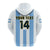 Custom Argentina Football Hoodie World Cup La Albiceleste 3rd Champions Proud - Wonder Print Shop