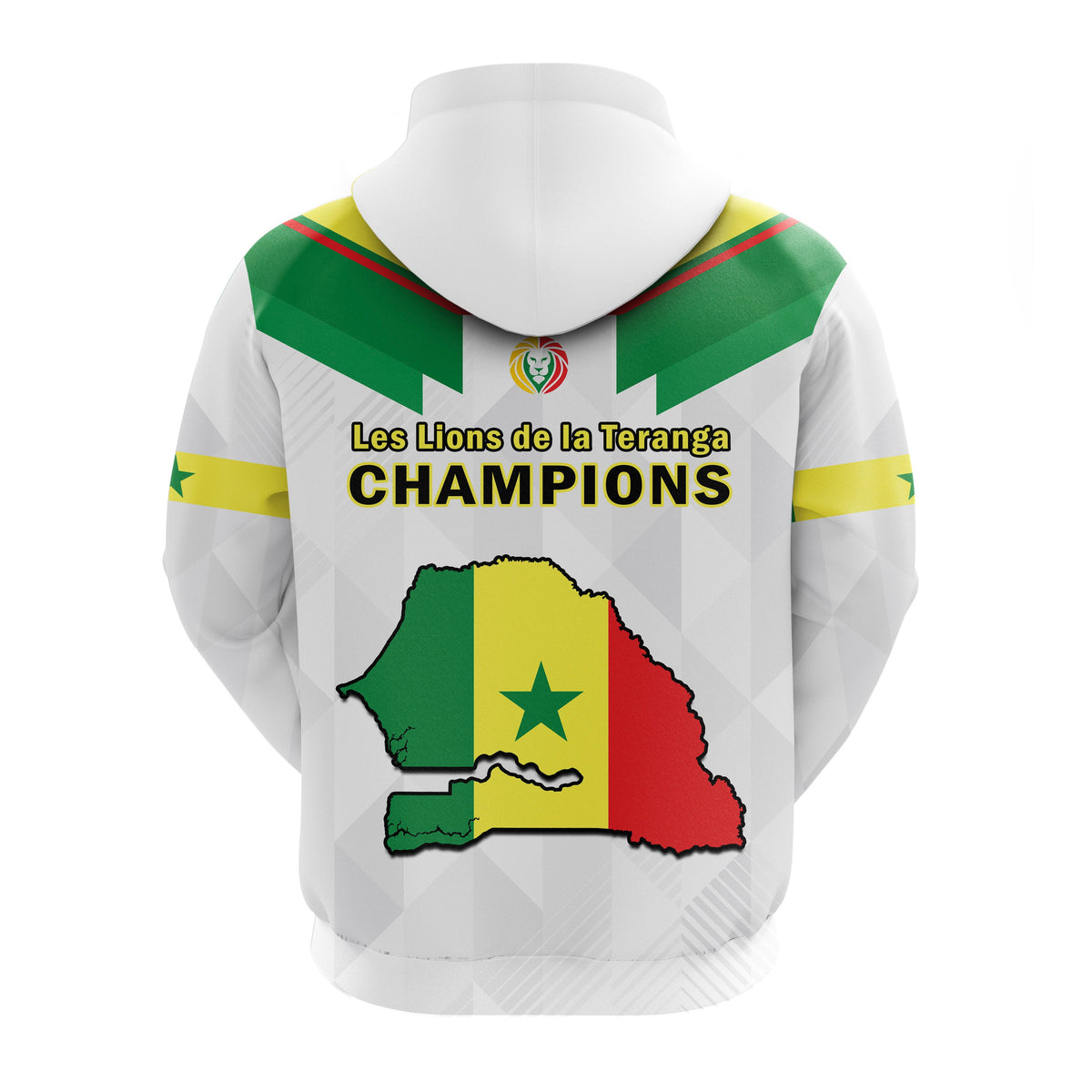 Senegal Football Hoodie Champions WC 2022 - Wonder Print Shop