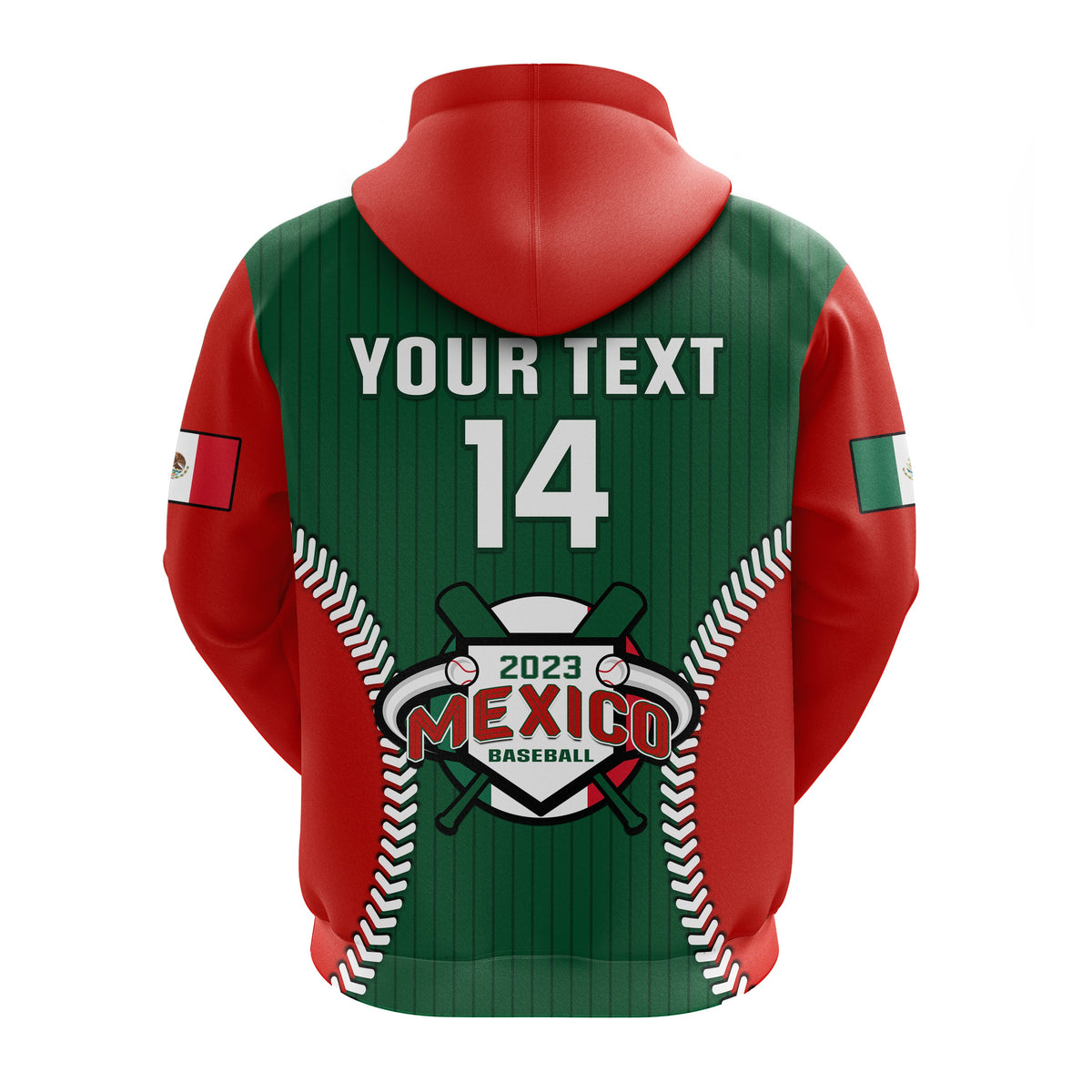 Custom Mexico Hoodie Baseball Sporty Style - Wonder Print Shop