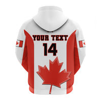 Custom Canada Baseball 2023 Hoodie Canadian Maple Leaf Sporty - Wonder Print Shop