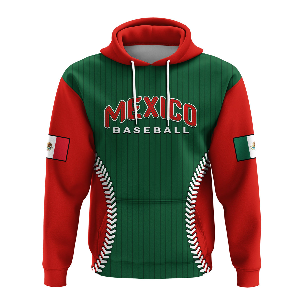 Custom Mexico Hoodie Baseball Sporty Style - Wonder Print Shop