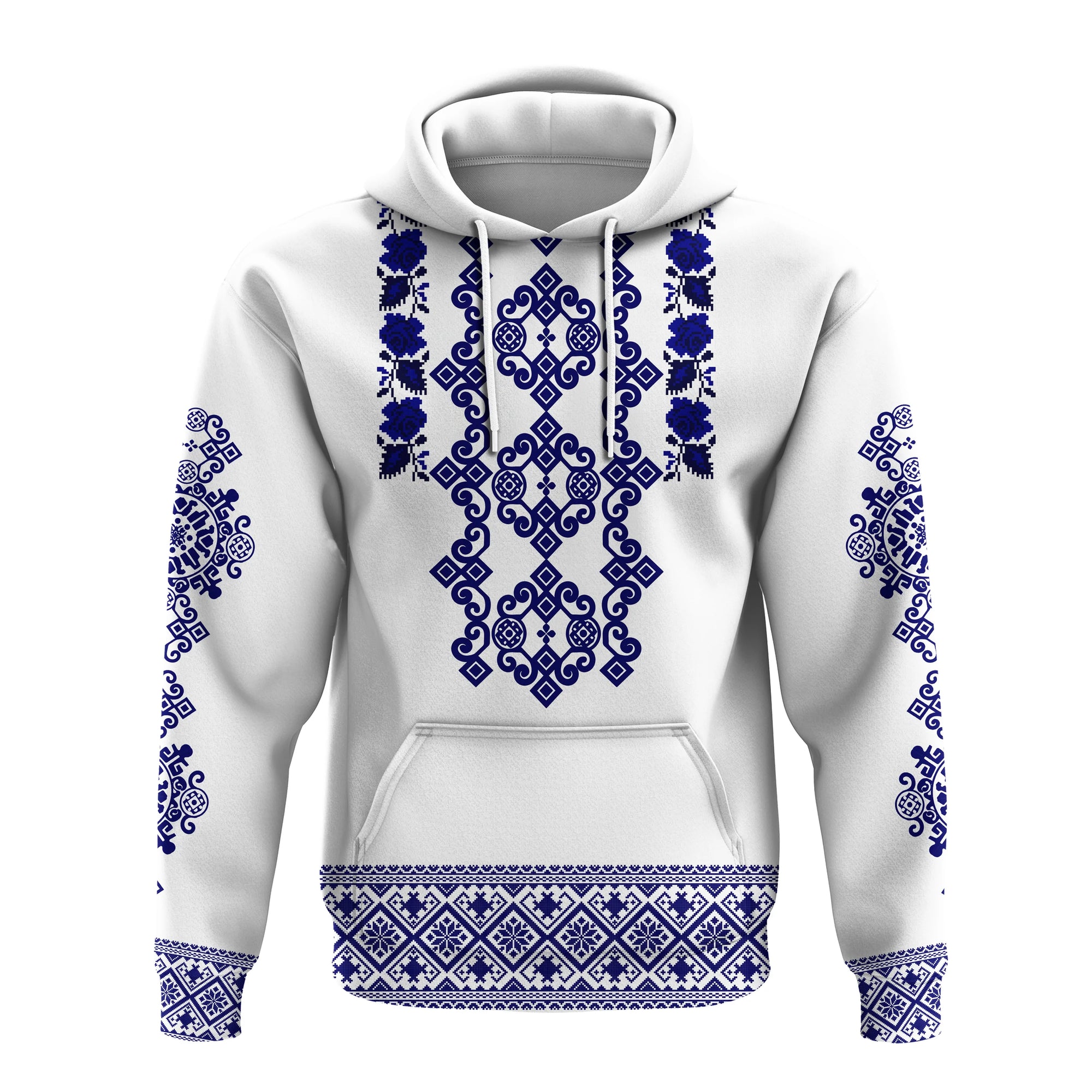 custom-personalised-ukraine-hoodie-navy-ukrainian-belarus-vyshyvanka