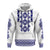 Custom Ukraine Hoodie Navy Ukrainian Folk - Wonder Print Shop