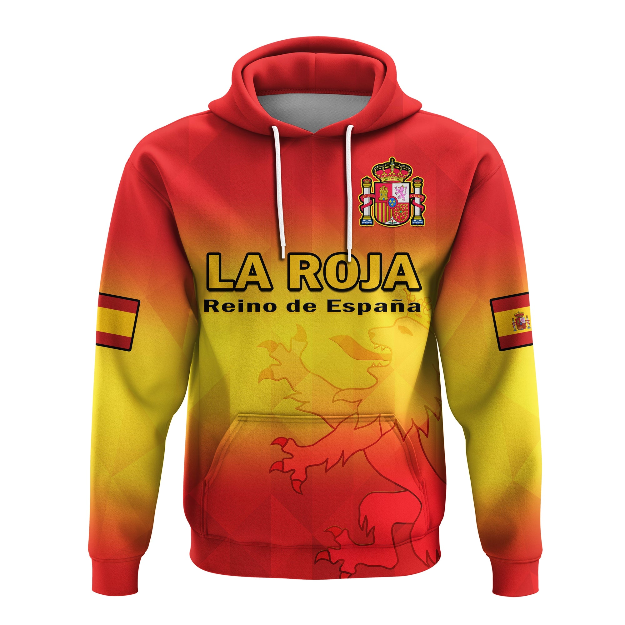 Spain Football Hoodie La Roja Football 2022 - Wonder Print Shop
