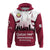 Qatar Hoodie Happy 144th Independence Anniversary Mix Football 2022 - Wonder Print Shop