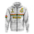 Ghana Football Hoodie Black Stars Kente Football 2022 White - Wonder Print Shop