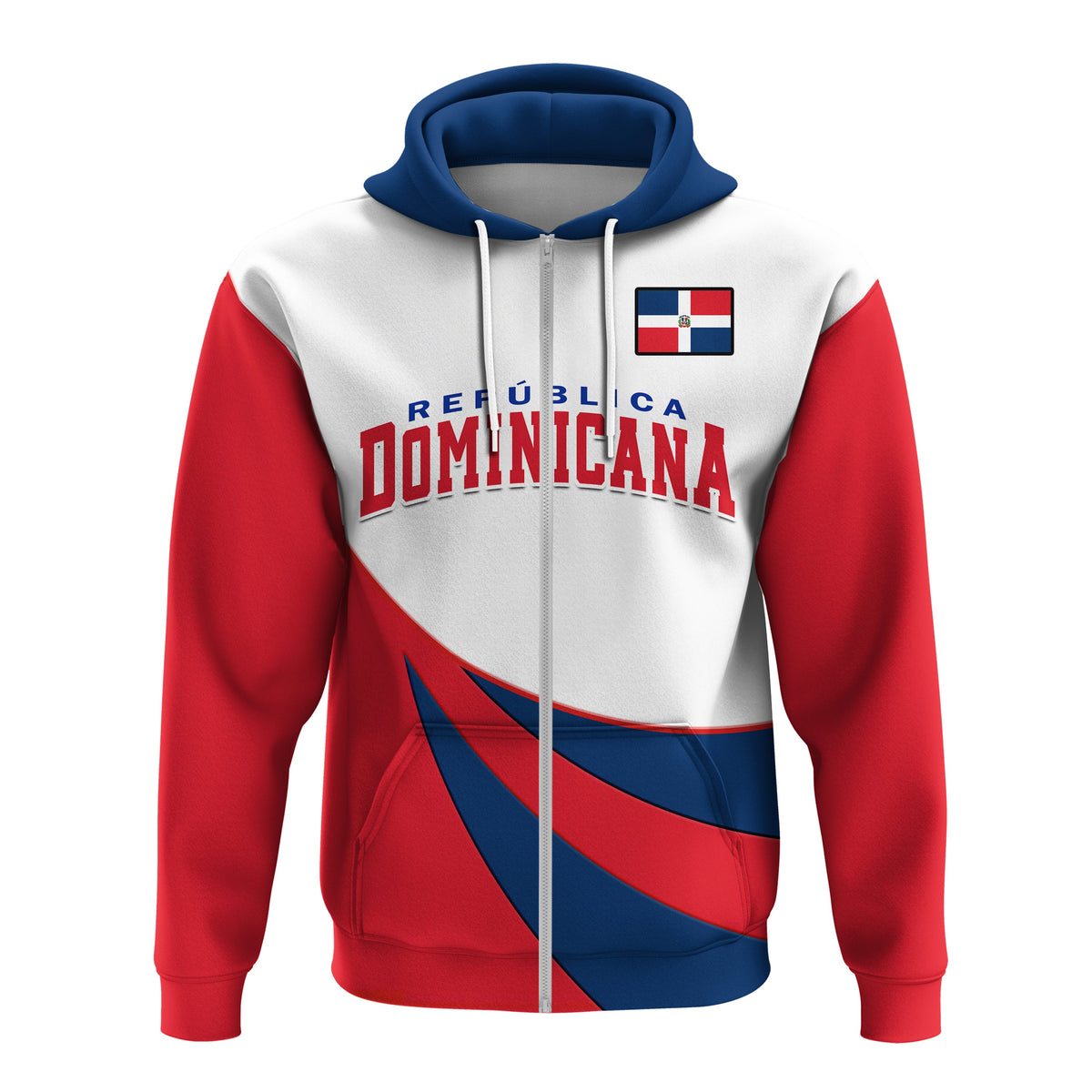 Custom Republica Dominicana 2023 Hoodie Baseball - Wonder Print Shop
