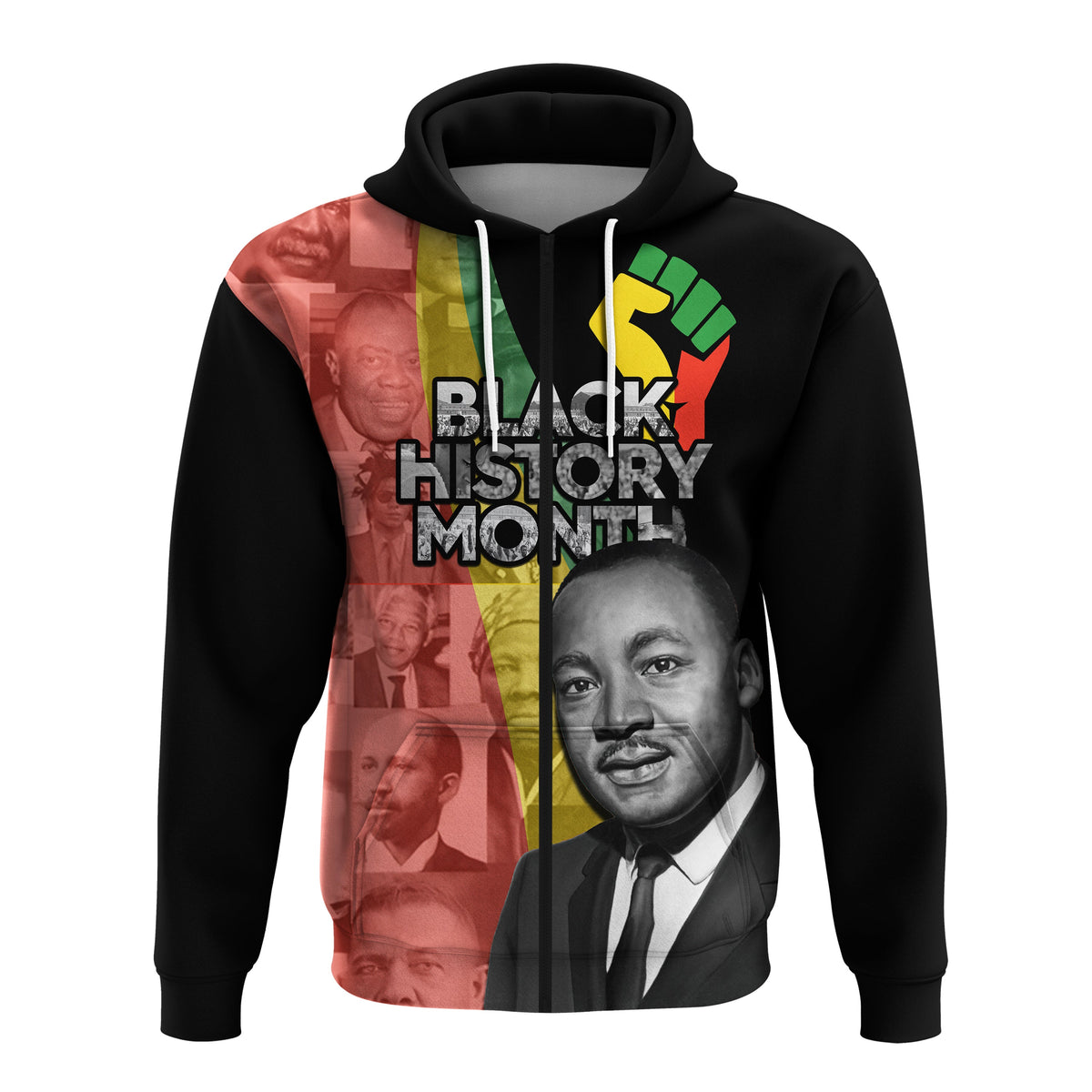 Civil Rights Leaders Hoodie African American Black History Month - Wonder Print Shop