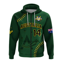 Custom Australia Baseball 2023 Hoodie Go Aussie - Wonder Print Shop