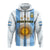 Custom Argentina Football Hoodie World Cup La Albiceleste 3rd Champions Proud - Wonder Print Shop